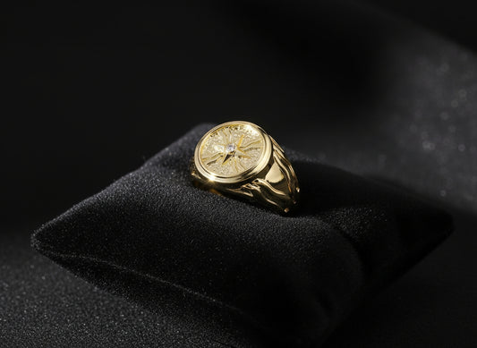 Assyrian Ring - 18K Gold Plated